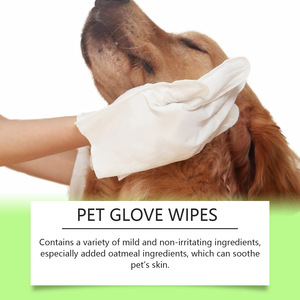 Salviette Guanto YEGBONG per Cani e Gatti - Guanti per Toelettatura Senza Risciacquo con Estratto Vegetale, Pulizia Delicata e Deodorante, Monouso - Product Image 3