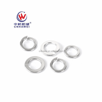 Stainless Steel Double Coil Plain Finish Spring Washer DIN 127