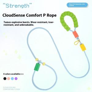 Wholesale <strong>Happy</strong> Light Environmentally Friendly Reflective Classic Nylon Polyester Solid Color Pattern Dog Belt Ribbon <strong>Tear</strong> - Product Image 1