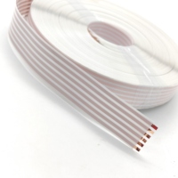Câbles plats flexibles FFC à ressort, 6 broches, largeur 15 mm, faisceau de câbles plus large et plus gros pour voiture BMW