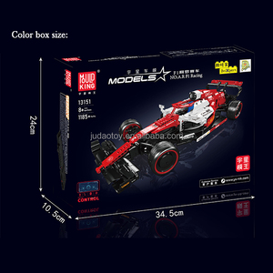 Mould King 13151 1185PCS City <span class=keywords><strong>F1</strong></span> Arrow Racing Car Télécommandé Nouveau Modèle de Camion Électrique Super Voiture de Course Blocs de Construction Briques - Product Image 6