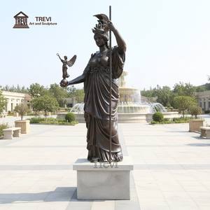 Estatua de <span class=keywords><strong>Atenea</strong></span> de Bronce Clásico TREVI, <span class=keywords><strong>Escultura</strong></span> de la Antigua <span class=keywords><strong>Diosa</strong></span>, Monumento Público para Exteriores - Product Image 5
