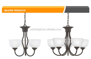 Lámpara colgante de araña con luz decorativa para el hogar, candelabro de cristal de alambre antiguo vintage con certificación ETL, gran oferta - Product Image 5