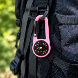 Hiking Buckle Keychain <strong>Compass</strong> for Outdoor Survival and Camping - Portable, Lightweight - Product Image 2