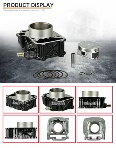 Bajaj Pulsar 200NS 72mm 78mm 200cc Factory Price Motorcycle Piston Cylinder Block Piston Ring Kits With Gasket For Bajaj