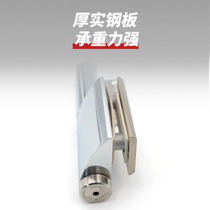 Hydraulic Hinge 304 Stainless Steel Soft Closing <b>Mirror</b> Light <b>Door</b> Window Hinge 180 Degrees 4 Hole Pair - Product Image 2