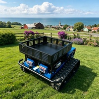 Robot de désherbage intelligent autopropulsé à essence, télécommandé, à braquage zéro, pour la réaménagement des pâturages agricoles
