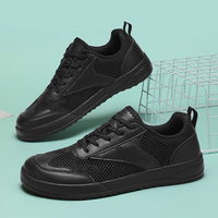 Vente en gros de baskets décontractées pour hommes avec logo personnalisé, marque privée, dessus en cuir et mesh, semelle en caoutchouc MD, lacets, taille 39-48, OEM ODM Factory