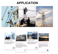 Cables de Comunicación de Fibra Óptica Aérea FTTH Drop ADSS, Fibra Óptica ADSS 200m 48FO, Cable Óptico de 12, 24, 96 Hilos G652D 4KM 15km