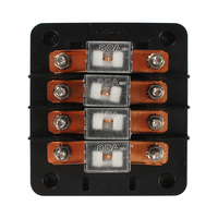 TYTXRV Pièces De Bateau à 4 Voies 4 En 4 Sorties 12V 24V 80A Camion Pièces Boîte À Fusibles