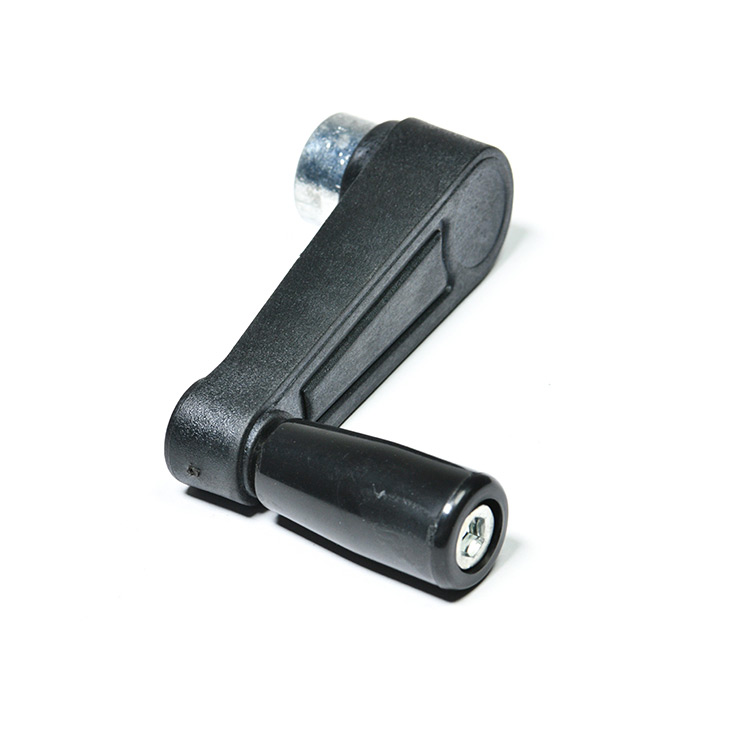 Black L Shape Pull Bridge Handle Plastic Iron Pull Handles for Kitchen