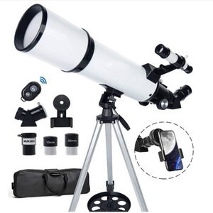 Nouveau télescope astronomique transfrontalier 80600 haute définition et haute magnification pour débutants, observation des étoiles et lunaire - Product Image 1