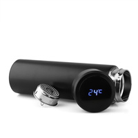 Tasse de voyage en acier inoxydable 2020, motifs intelligent, isolé sous vide, pour conserver de l'eau, avec affichage de la température à LED, nouveauté 304