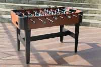 Table de baby-foot standard de 48 pouces (4 pieds) à 8 tiges, table de jeu de football d'intérieur en MDF de 1,2 m pour usage domestique, bar ou commercial