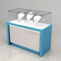 Vitrine de bijoux haut de gamme vitrine de magasin de bijoux en verre conception de comptoir de vitrine avec lumière LED pour les kiosques de bijoux de centre commercial