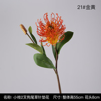 Fleurs artificielles, Queue de renard à tige unique, Fleurs en forme de coussin, Arrangements floraux de mariage, Décoration de la maison, Décoration de fête et d'événements