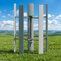 Surveillance du projet de système solaire complémentaire à grande échelle : éolienne à axe vertical de 50 kW avec rotor de 5,8 m de diamètre et 10 m de hauteur
