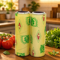 Film étirable en PVC de qualité alimentaire, rouleau souple, résistant à l'humidité, pour l'emballage des fruits et légumes