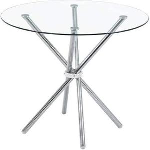 Mesa de centro de cristal templado transparente para sala de estar redonda y barata moderna al por mayor - Product Image 4