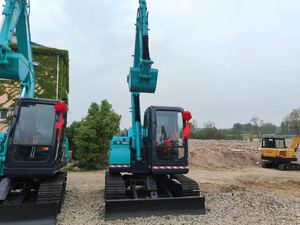 Mini excavadora usada fabricante para granja pequeña excavadora motor EPA 7,2 toneladas Kobelco75 excavadora sobre orugas 0,4 m ³ - Product Image 4