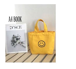 Durable Eco-Friendly <b>Canvas</b> <b>Tote</b> <b>Bag</b> with Minimalist Design Letter Pattern Long Handle Handheld and Portable for Daily Use - Product Image 3