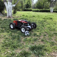 Cortadora de Césped a Gasolina de Grado Industrial, Pequeña, con Ruedas, 550 mm, RC, con Caja Recolectora de 60 L, para Cortar Hierba en Jardines y Terrenos Difíciles