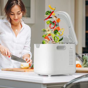 Trong nhà nhà sử dụng thông minh Countertop <span class=keywords><strong>compost</strong></span> bin tiếng ồn thấp auto-làm sạch composter máy chất thải thực phẩm vào phân bón - Product Image 1