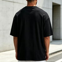 T-shirt vierge en coton 220g à épaules tombantes pour homme, coupe décontractée, col rond, manches courtes, personnalisable avec logo, vente en gros, style décontracté – Offre Spéciale