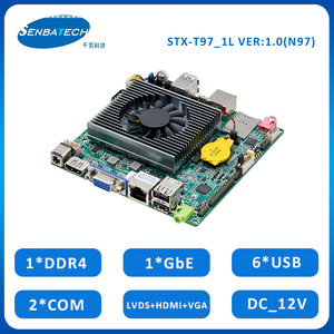 STX-T97_1L RTL8111H N97 DDR4 PS2 TPM 6 USB 2 COM 12V Mini-PCIE X86 <span class=keywords><strong>Nano</strong></span> <span class=keywords><strong>Itx</strong></span> Carte mère industrielle intégrée - Product Image 2