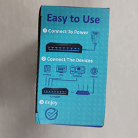 Nuevo Switch de Red Gigabit TP-LINK S108 Original de 8 Puertos para Escritorio con Funciones POE, SNMP y QoS, 1 Año de Garantía, FTTH ONU, Color Negro