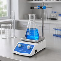 Agitateur magnétique chauffant SH-2 2000 ml, plaque chauffante réglable, mélangeur de laboratoire 0-2200 tr/min, machine d'agitation de laboratoire