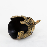 Réplica del Casco del Rey Théoden de El Señor de los Anillos, Accesorio de Cosplay Medieval de Caballería Usable para Fanáticos de la Película, Decoración, Venta al Por Mayor