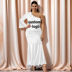 Abito <span class=keywords><strong>da</strong></span> donna a coda di pesce <span class=keywords><strong>da</strong></span> sera elegante <span class=keywords><strong>da</strong></span> Cocktail formale autunnale con stampa personalizzata stampa 2025 alla moda - Product Image 5