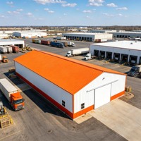 Entrepôt à structure métallique de haute qualité pour projets de centres de données – Construction rapide et économique