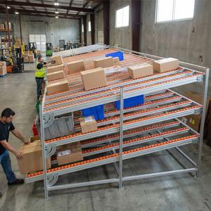 Profil de rail en aluminium pour système de rayonnage à rouleaux FIFO, convoyeur à gravité - Product Image 2