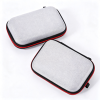 Étui de rangement pour batterie externe en EVA rigide personnalisé, étanche, antichoc, anti-poussière, organiseur de câbles électroniques et de chargeurs