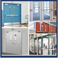 Poignée à levier de verrouillage de peinture en fer moderne pour porte coupe-feu Barre anti-panique pour porte de sortie