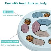 Funny IQ Game Interactive Slow Feeder Distributeur à mâcher Treat Dog Puzzle Feeder Toys