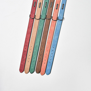 Collar de Perro de Cuero PU de Lujo, Personalizable con Nombre, Collares de Color Sólido para Perro, Herrajes Mate, Collares de Cuero para Perro de Boutique a Bajo Precio - Product Image 5