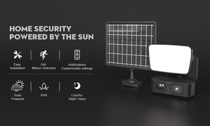 Caméra <span class=keywords><strong>de</strong></span> sécurité solaire <span class=keywords><strong>WiFi</strong></span> ShooCam 5MP avec projecteur LED intégré, éclairage <span class=keywords><strong>de</strong></span> jardin, détecteur <span class=keywords><strong>de</strong></span> <span class=keywords><strong>mouvement</strong></span> PIR pour une utilisation à la maison et au jardin - Product Image 4