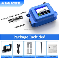 Mini Impresora Portátil de Mano Tij, Codificador de Inyección de Tinta de Media Pulgada para Plástico, Metal, Cuero y Madera, Impresión de Número de Lote, Fecha de Caducidad y Código de Barras