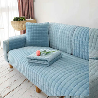Housse de protection pour canapé sectionnel, housse de protection pour meubles, taille personnalisée, moderne, unie, lavable, extensible, décorative