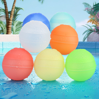 Nouveauté Tendance : Ballon d'eau réutilisable en silicone pour enfants, auto-scellant et à remplissage rapide, idéal pour l'été et les jeux de bain.