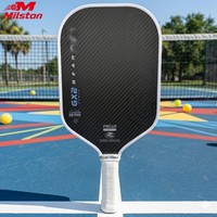 Raquette de pickleball allongée MST 2026 GX2 Style, 16 mm, fibre de carbone brute 3K, noyau EPP thermoformé, durable, puissance de rotation