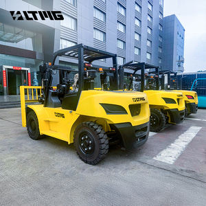 LTMG grande magazzino utilizzare 7000kg 7ton 8Ton <span class=keywords><strong>10ton</strong></span> carrello elevatore Diesel nuovo marchio solido pneumatico carrello elevatore con <span class=keywords><strong>Toyota</strong></span> sedili - Product Image 2