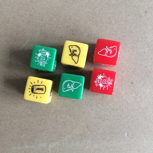 Juego de dados D6 de 6 caras, lisos, personalizados, al por mayor, de 8mm y 16mm, de precisión, para <span class=keywords><strong>Ludo</strong></span> y D&D, con puntos, acabado mate negro - Product Image 2