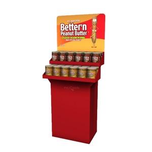 ชั้นวางขวดกระดาษแข็ง ชั้นวางสินค้ากระดาษแข็ง ชั้นวางโชว์สินค้าแบบตั้งพื้นกระดาษแข็ง - Product Image 6