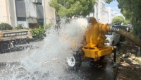 Pompe à eau diesel auto-amorçante personnalisée de 6 pouces, haute pression, pour eaux usées et drainage agricole