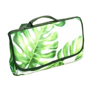 Couverture <span class=keywords><strong>de</strong></span> pique-nique portable avec imprimé feuilles tropicales pour les activités <span class=keywords><strong>de</strong></span> camping en plein air et la détente à la <span class=keywords><strong>plage</strong></span> - Product Image 3