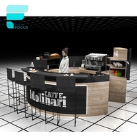 Kiosque d'aliments, comptoir de café chaud, moderne, élégant, personnalisé, pour centre commercial Mobile